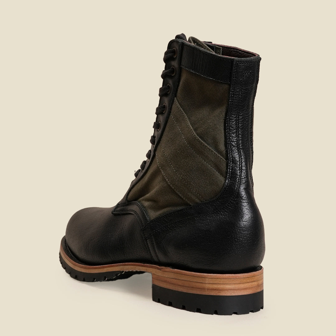 Jungle Pathfinder Boots 8" (Raven Black) Goodyear Welted