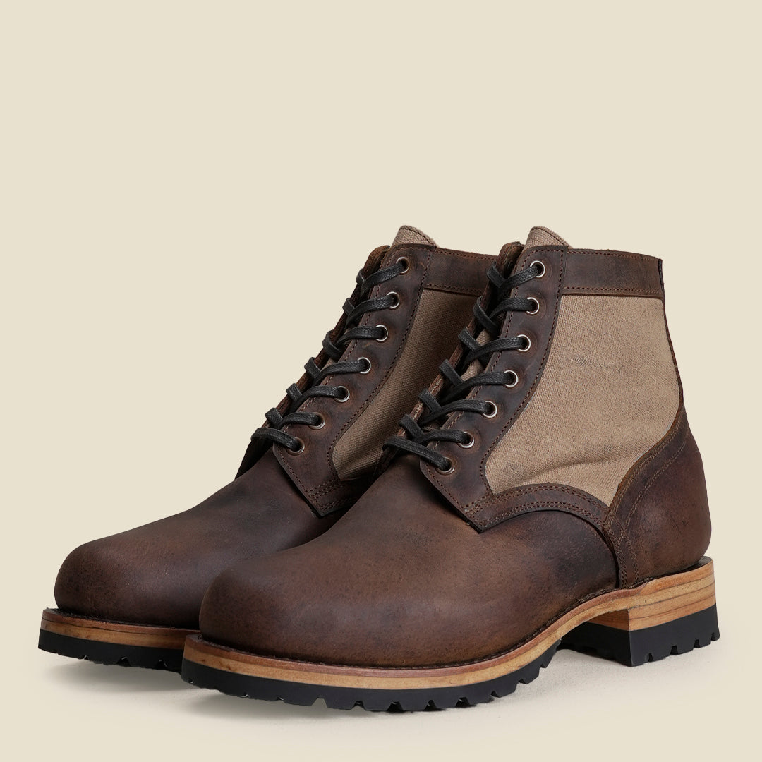 Jungle Boots 6" (Sandstorm x Vintage Brown) Goodyear Welted