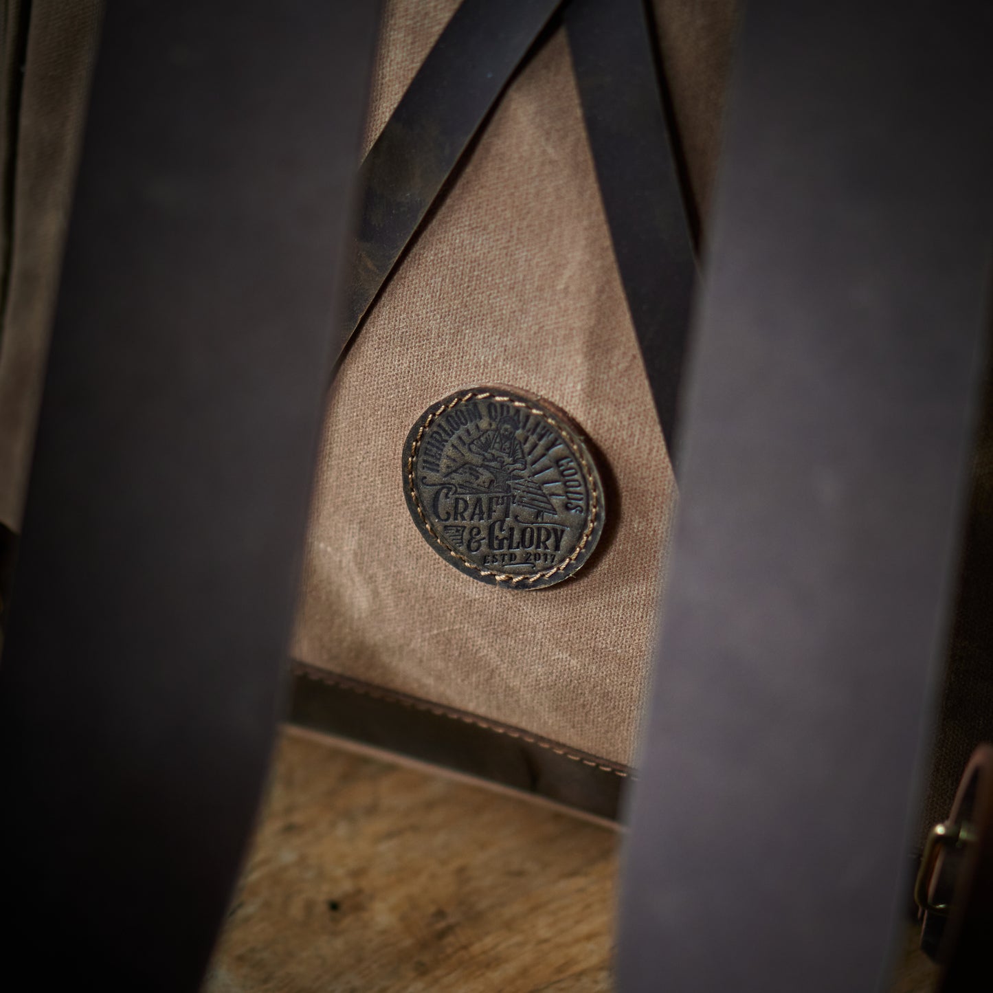 Vintage Bergan Canvas Backpack (Sand Storm)