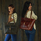 Alyssa Tote Bag (Saddle Tan)