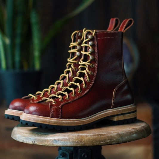 Monkey Explorer Boots 8" (Saddle Tan) Goodyear Welted