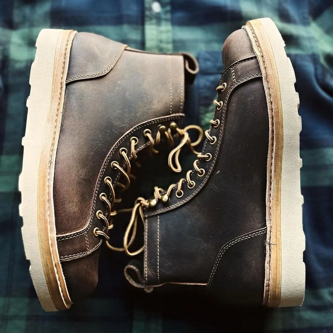 Monkey Boots 6" (Vintage Brown) Goodyear Welted