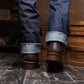 The Foundry Engineer Boots (Vintage Brown) Goodyear Welted