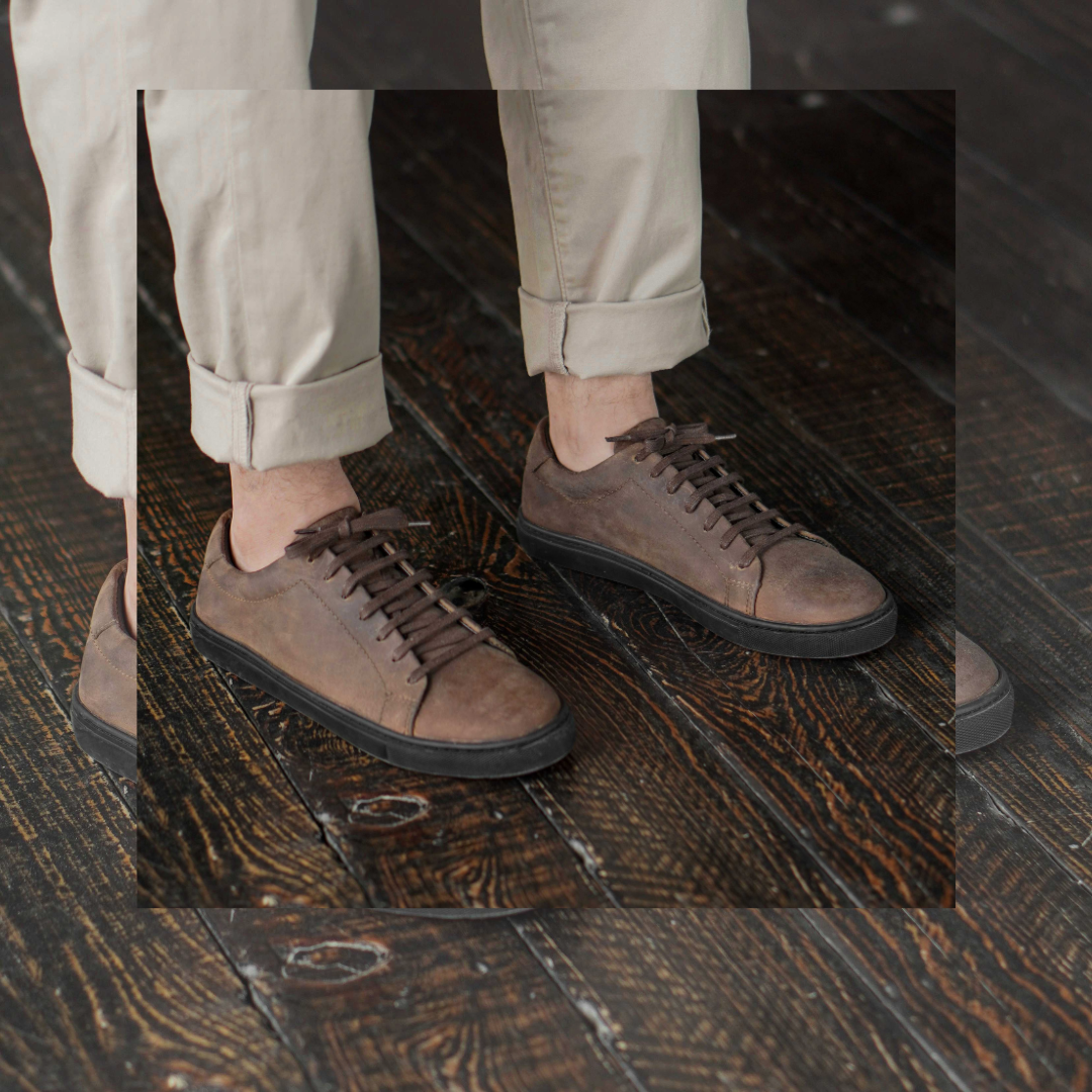 ◆ept◆ MANHATTAN BROWN 5005661110 Manhattan Low Top Sneakers (Vintage Brown) – Craft & Glory