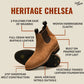 Women Heritage Chelsea Boots 6" (Wheat Roughout) Goodyear Welted