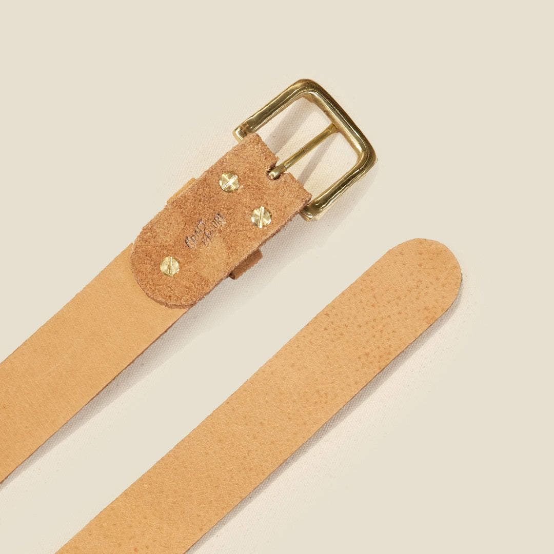 Belts (Wheat Roughout) Leather - Vault