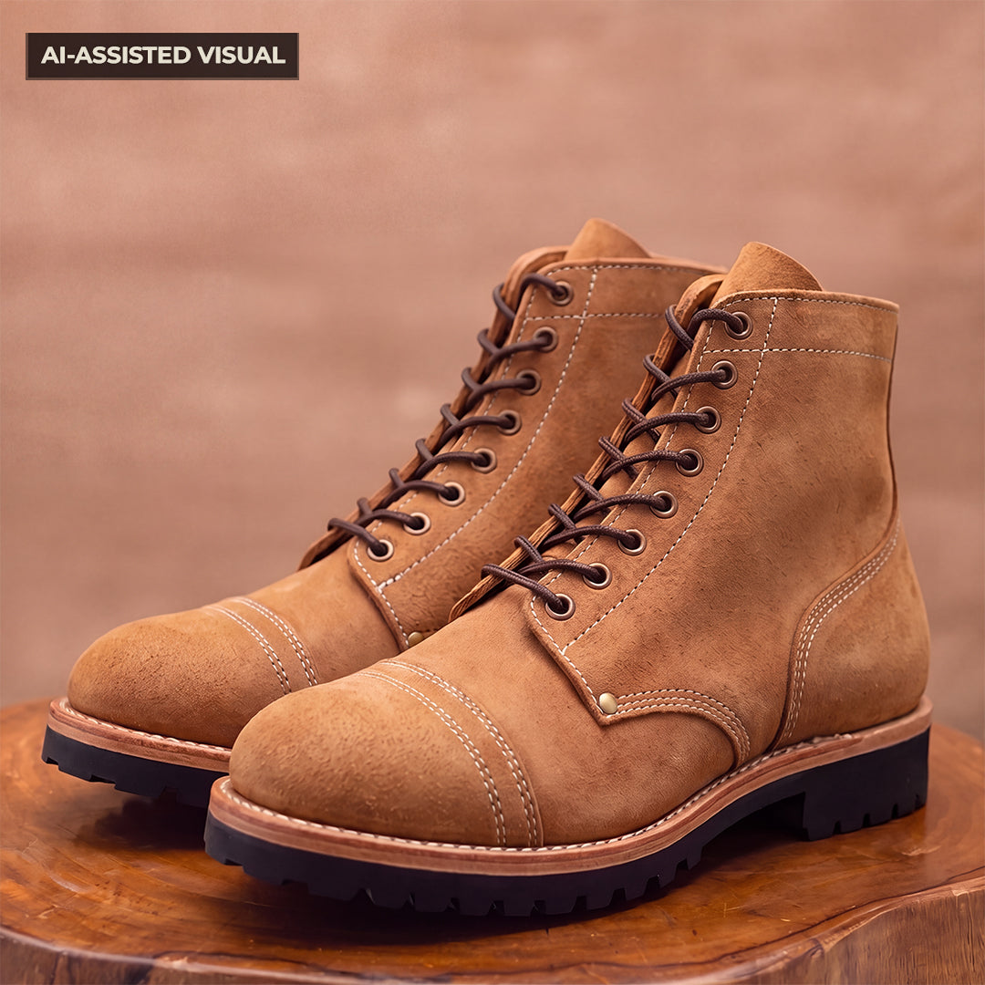 Boots (Wheat Roughout) Leather - Vault