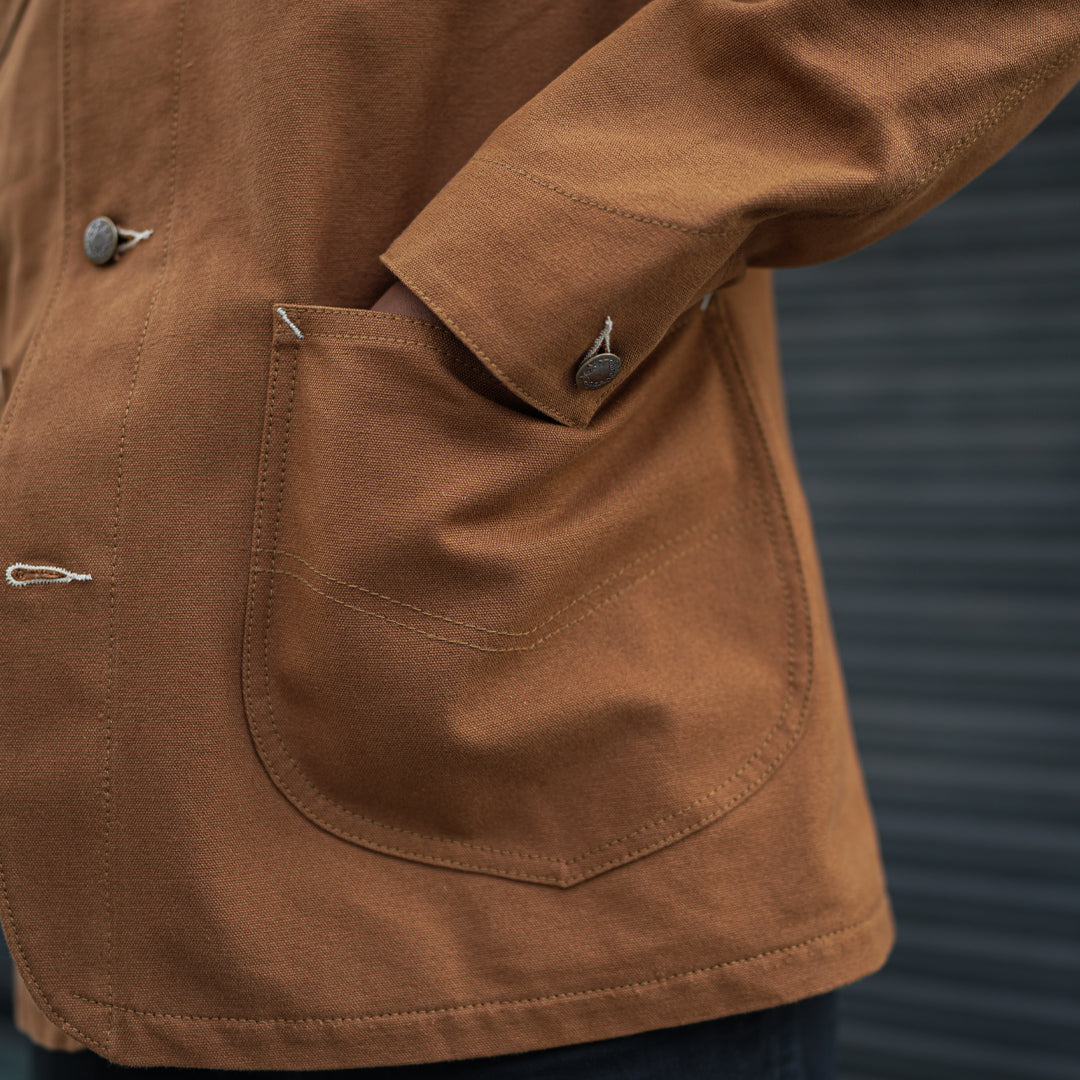 1930 Engineering Coverall Jacket Duck Canvas Fox Brown