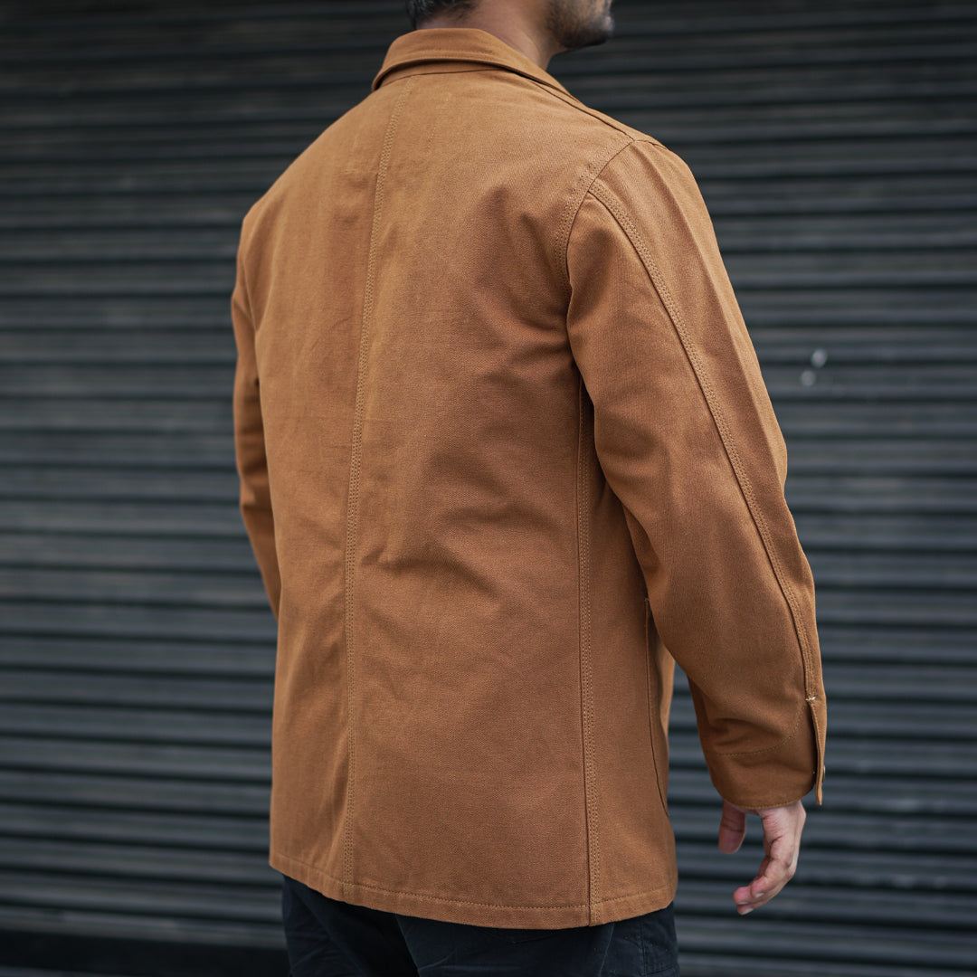 1930 Engineering Coverall Jacket Duck Canvas Fox Brown