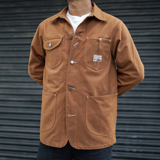 1930 Engineering Coverall Jacket Duck Canvas Fox Brown
