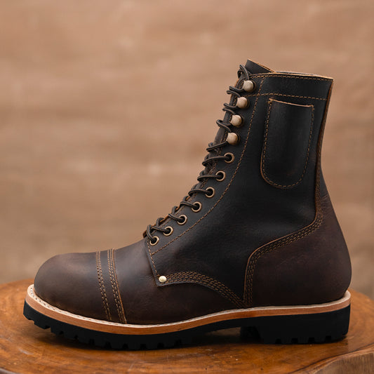 Combat Boots 8" (Vintage Brown) Goodyear Welted