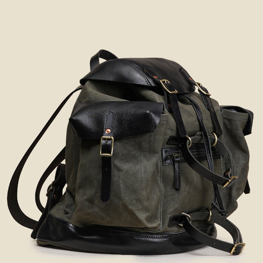 Jungle Rucksack (Forest Green x Raven Black)