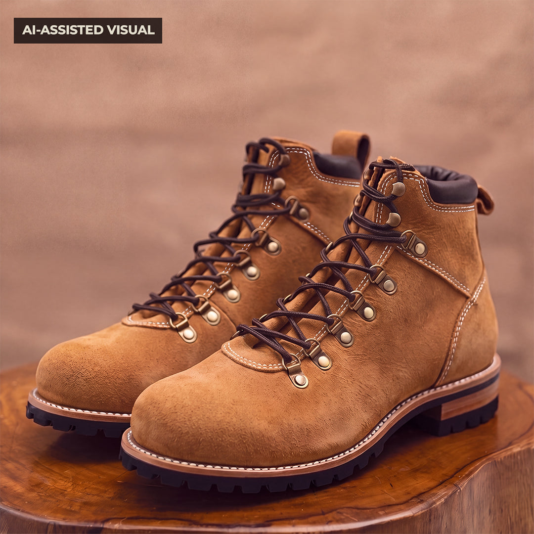Boots (Wheat Roughout) Leather - Vault