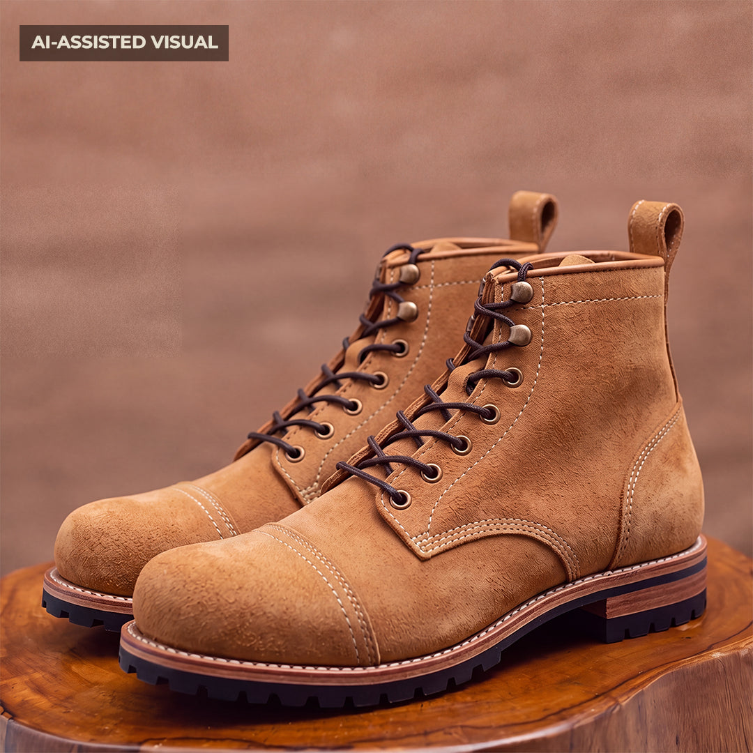 Boots (Wheat Roughout) Leather - Vault