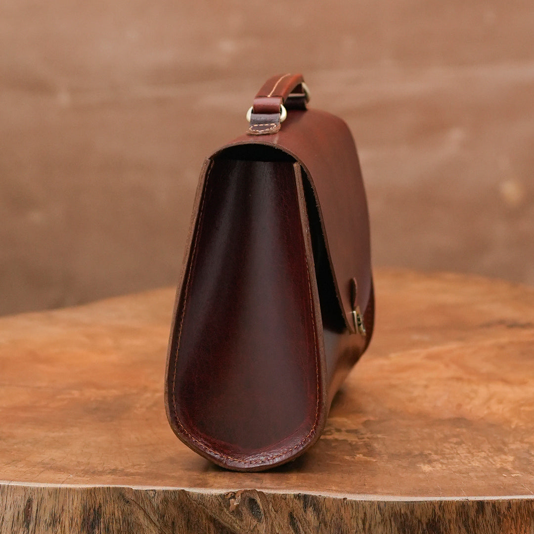 Victoria Handbag (Saddle Tan)