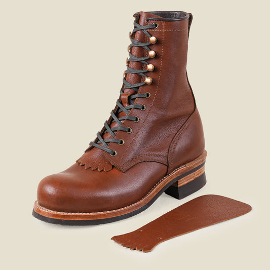 Trooper 2.0 Boots 8" ( Russet Waxed Roughout ) Goodyear Welted