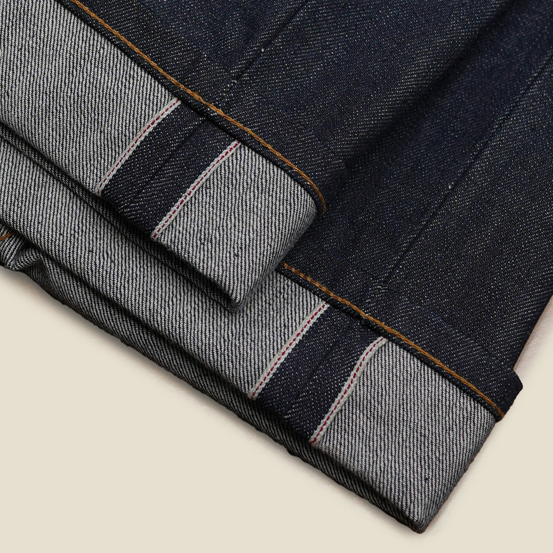 Five pocket Blue Blood 2.0 15 Oz Selvedge Denim for Men (True Straight)