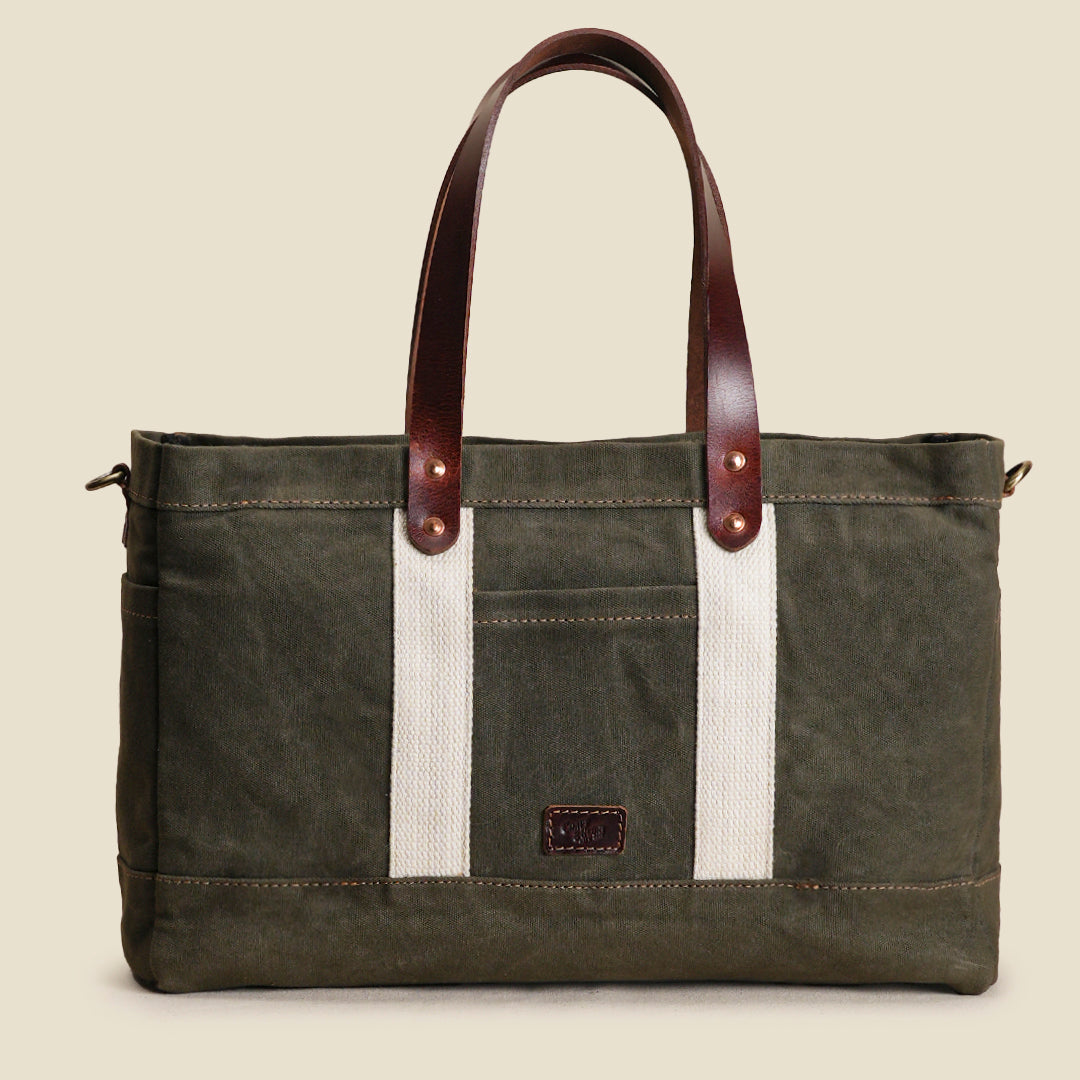 Utility Tote Bag ( Forest Green )