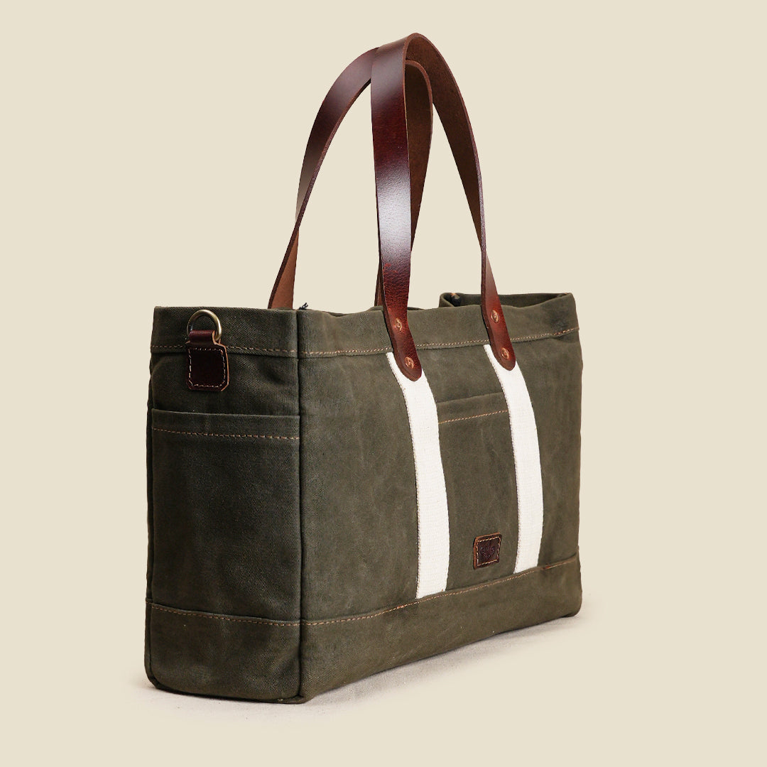 Utility Tote Bag ( Forest Green )