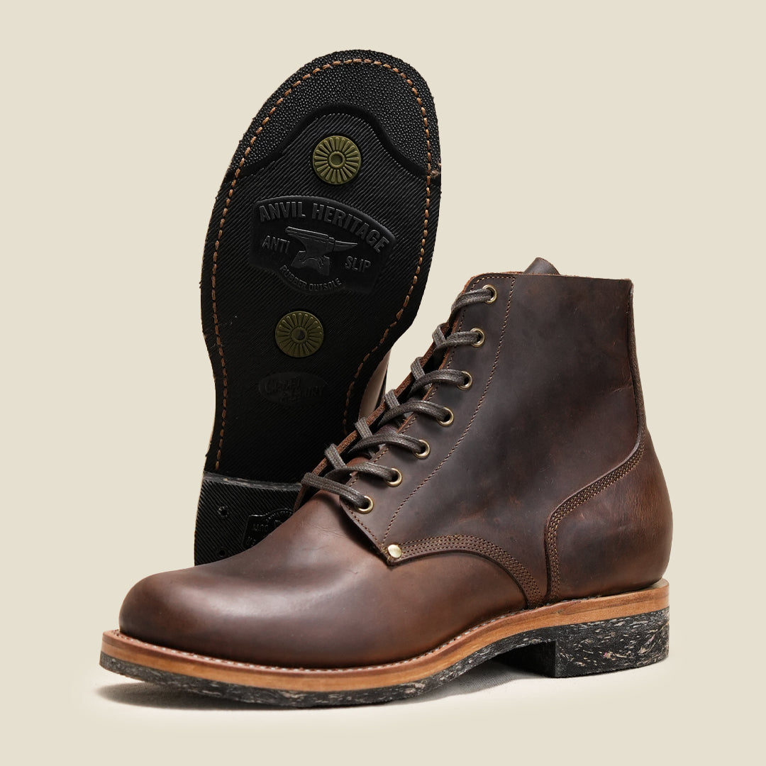 M-43 Boot 6" (Vintage Brown) Goodyear Welted