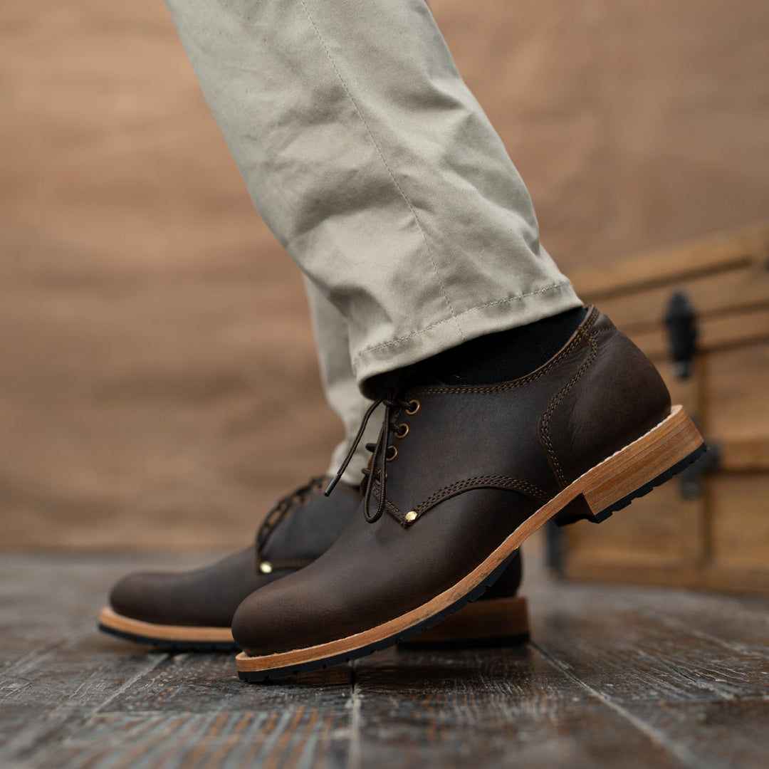 Service Shoe (Vintage Brown) Goodyear Welted