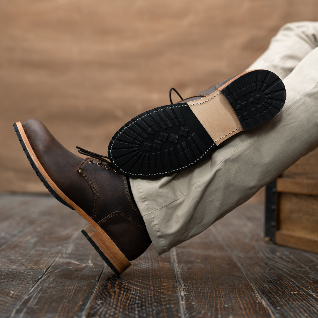 Service Shoe (Vintage Brown) Goodyear Welted