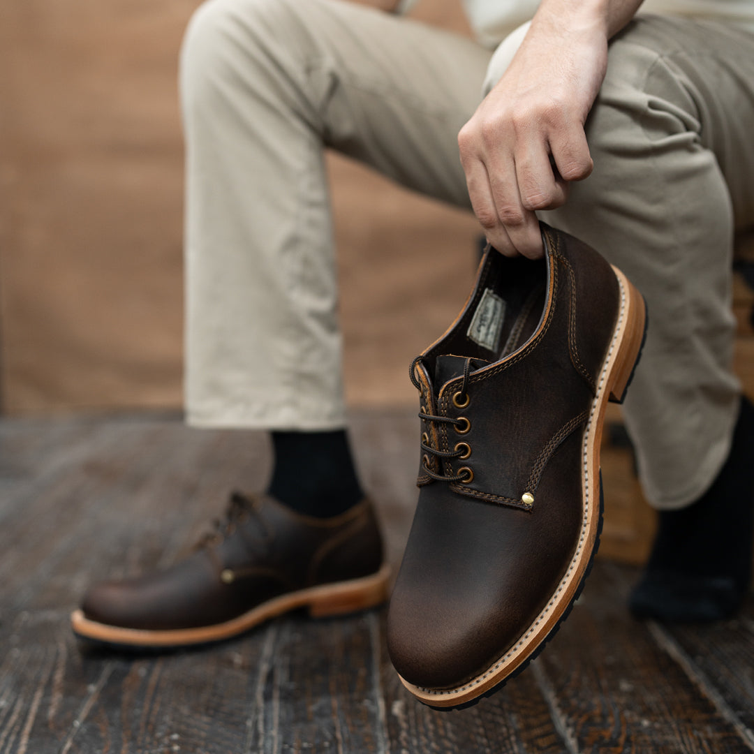 Service Shoe (Vintage Brown) Goodyear Welted