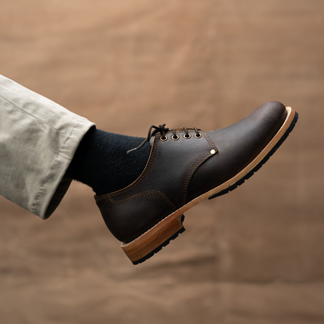 Service Shoe (Vintage Brown) Goodyear Welted