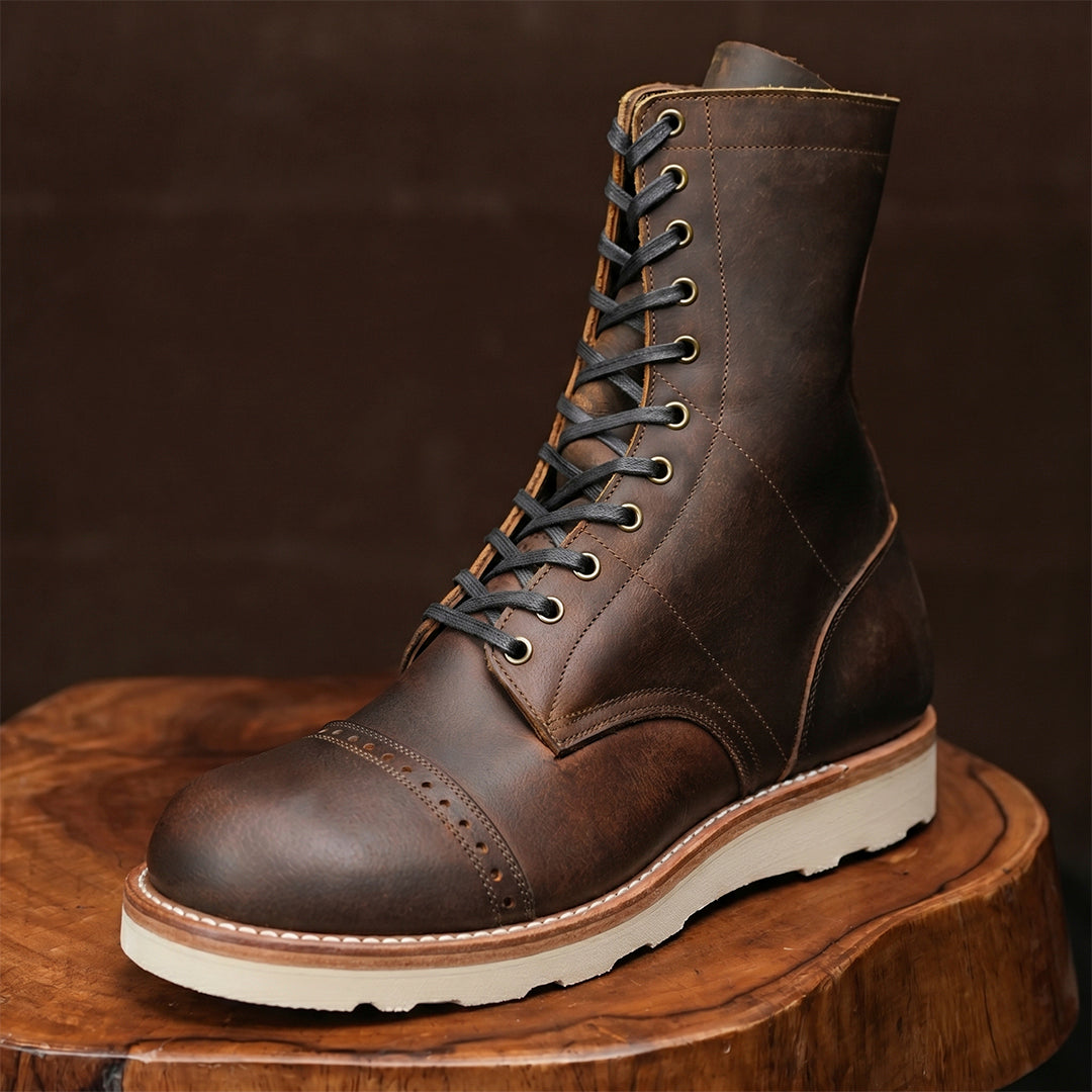 Hell Jumper Boots ( Vintage Brown ) with EVA Sole
