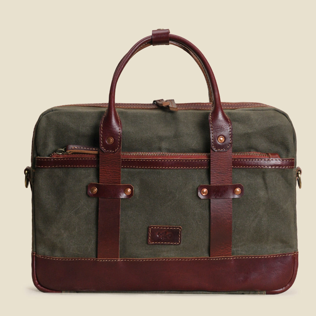 Heritage Briefcase ( Forest Green )
