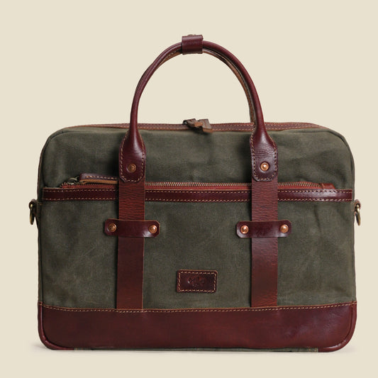 Heritage Briefcase ( Forest Green )