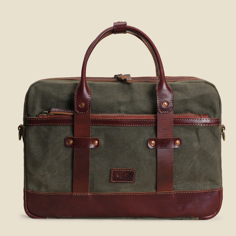 Heritage Briefcase ( Forest Green )