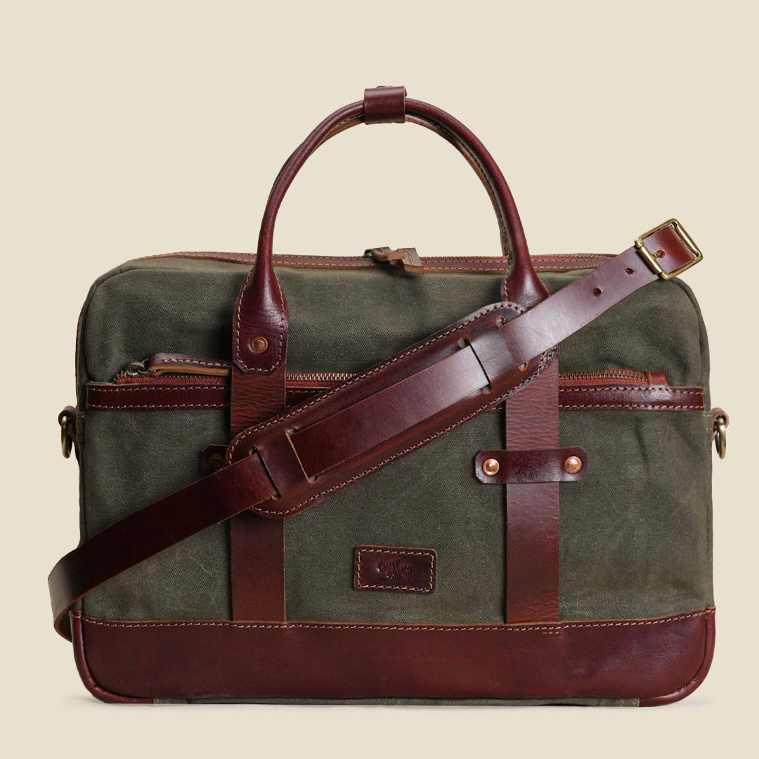 Heritage Briefcase ( Forest Green )