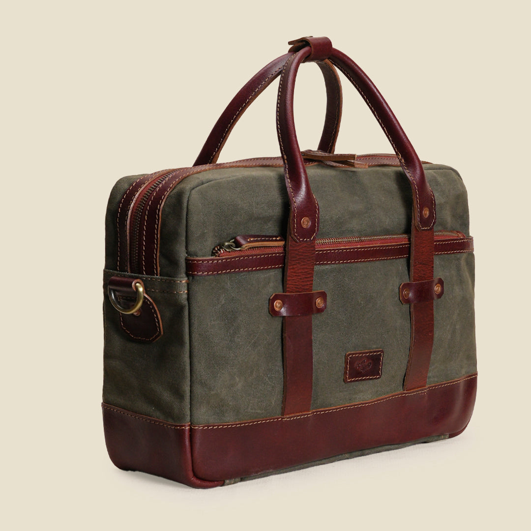 Heritage Briefcase ( Forest Green )