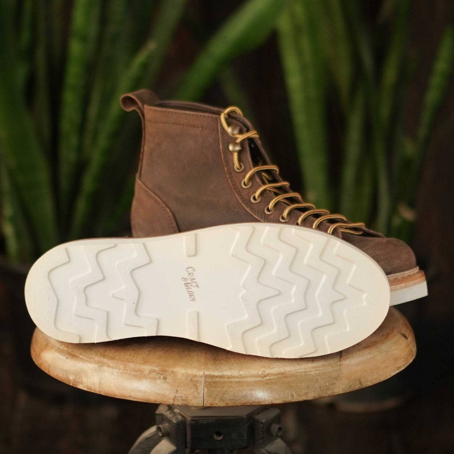 Monkey Boots 6" (Vintage Brown) Goodyear Welted