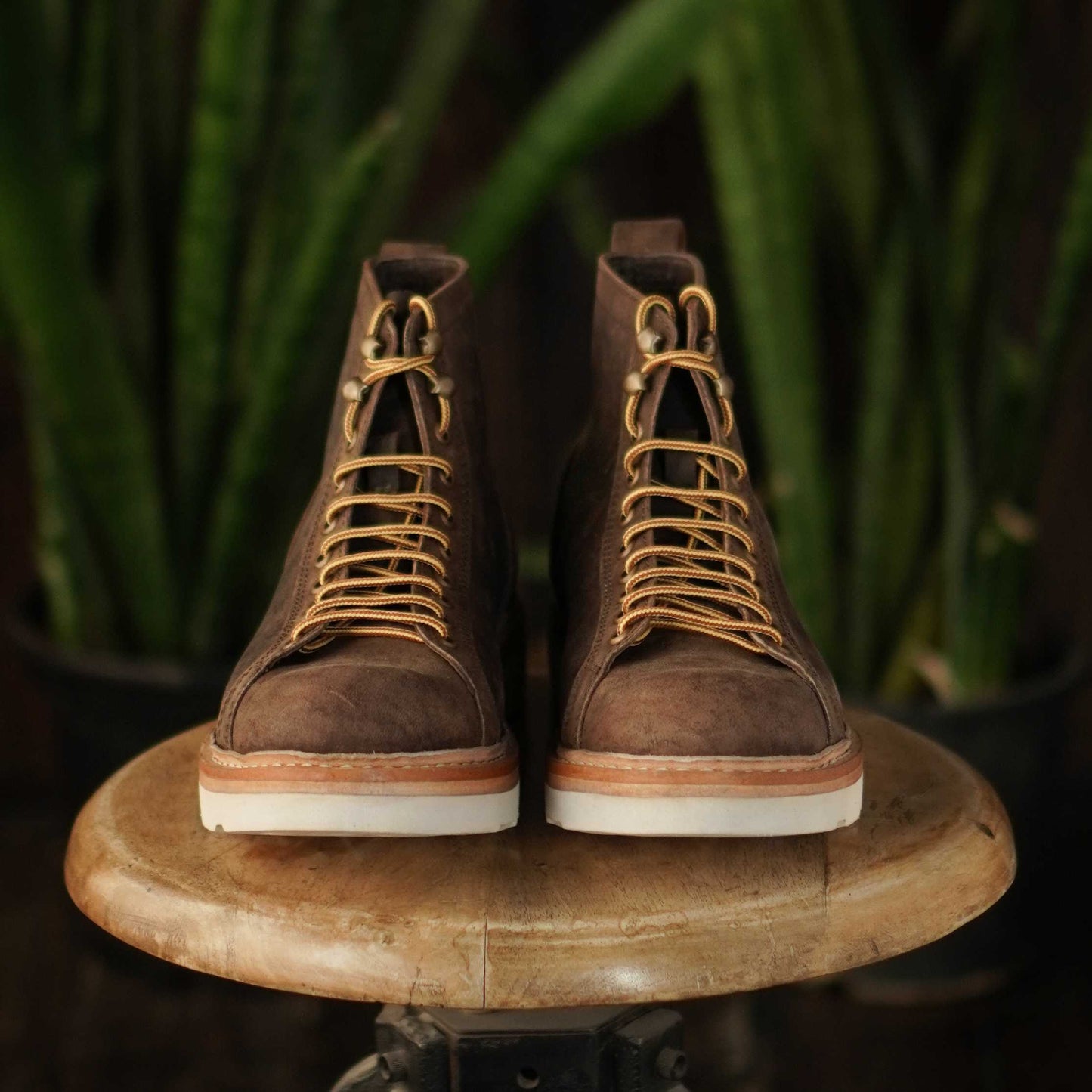 Monkey Boots 6" (Vintage Brown) Goodyear Welted
