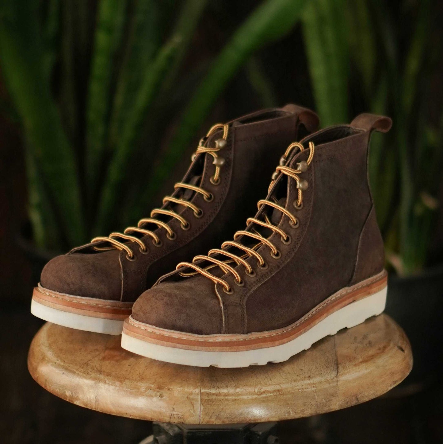 Monkey Boots 6" (Vintage Brown) Goodyear Welted