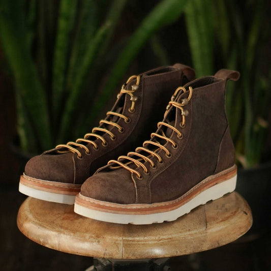 Monkey Boots 6" (Vintage Brown) Goodyear Welted