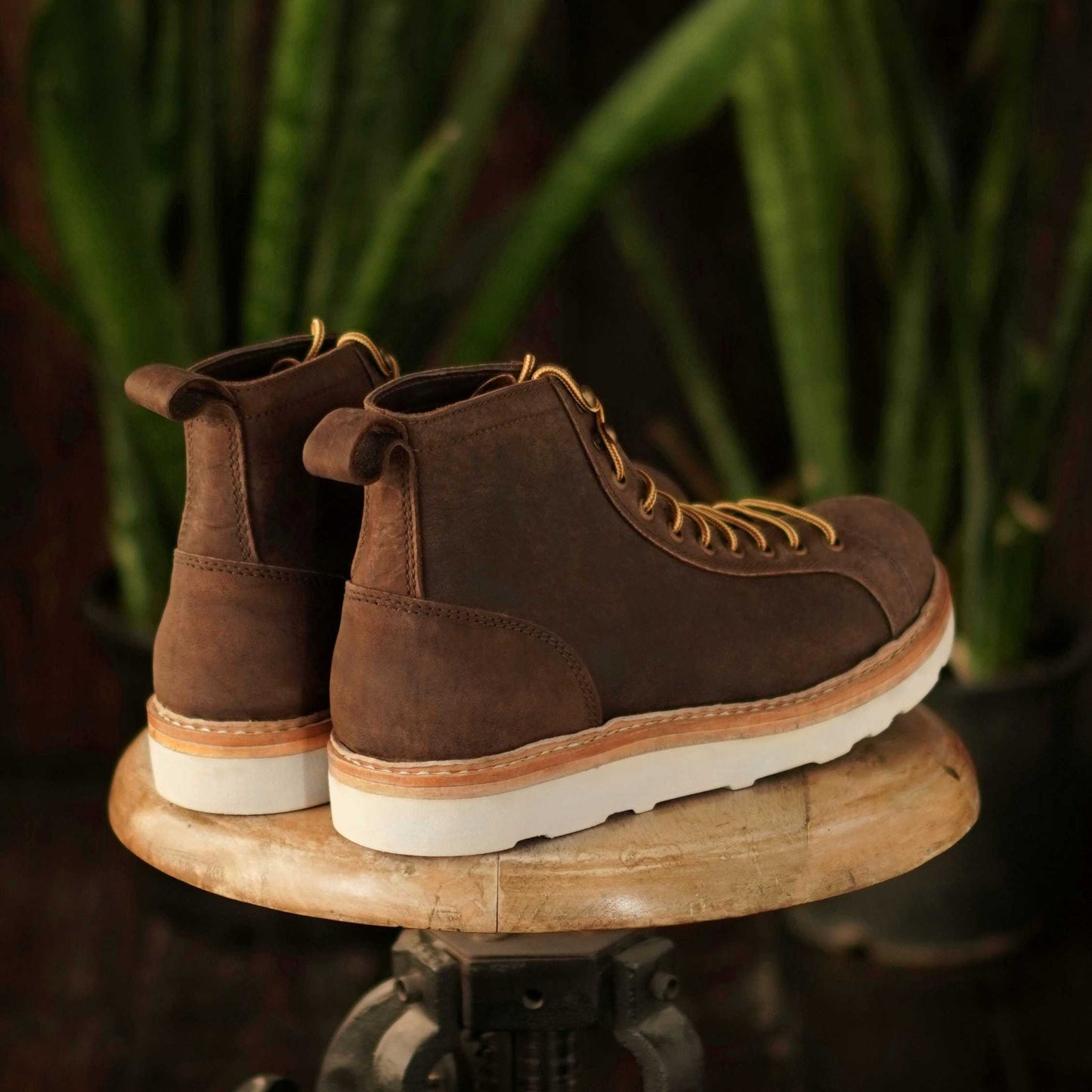 Monkey Boots 6" (Vintage Brown) Goodyear Welted