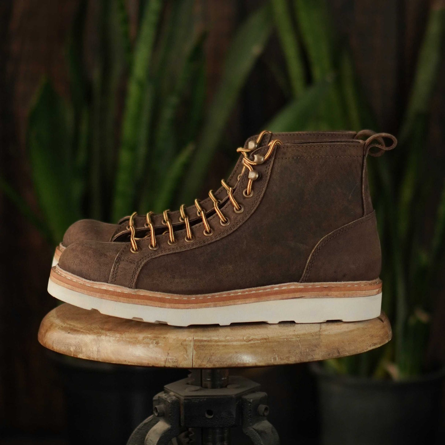 Monkey Boots 6" (Vintage Brown) Goodyear Welted
