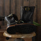 Engineer Boots (Raven Black) Goodyear Welted