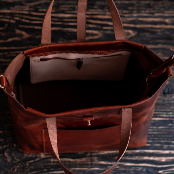 Portland Tote (Saddle Tan)