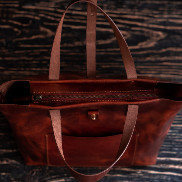 Portland Tote (Saddle Tan)