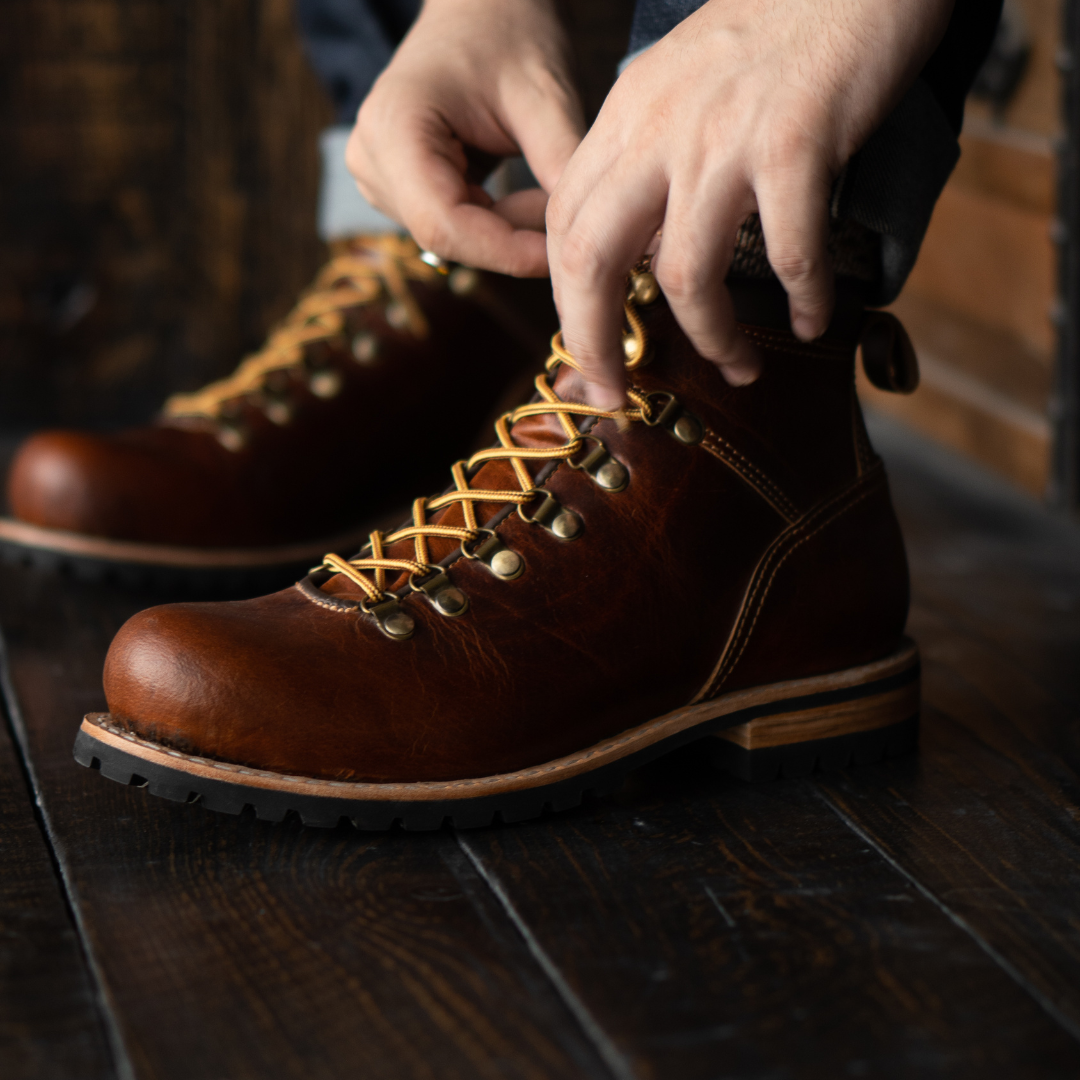 Hike Boots 6 Saddle Tan Goodyear Welted Craft Glory International