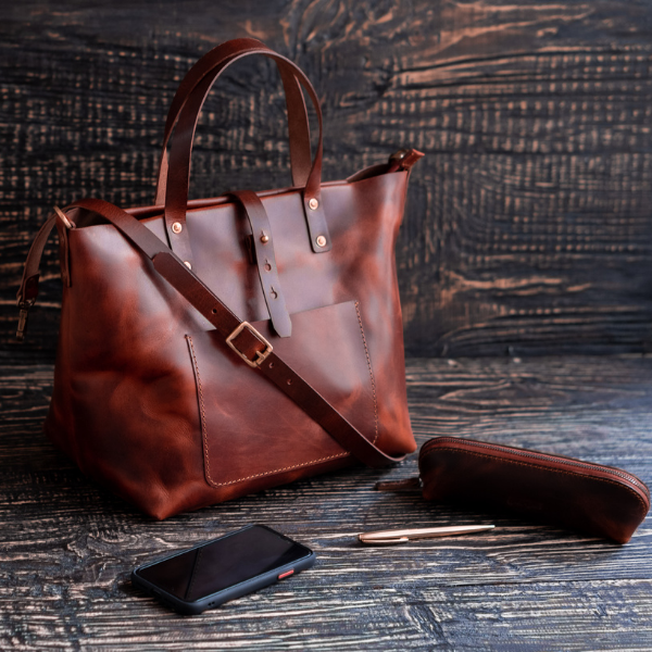 Portland Tote (Saddle Tan)