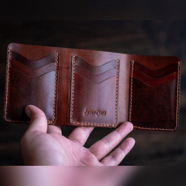 3 fold leather wallet – Craft & Glory International