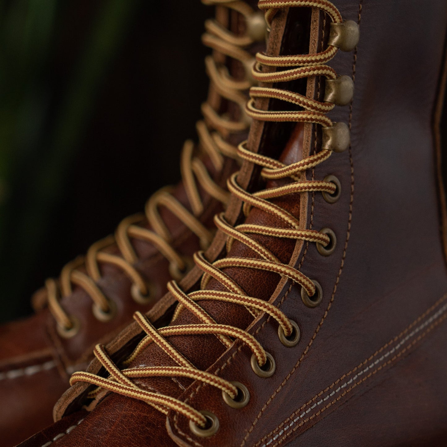 Moc-Toe Boots 8" (Saddle Tan) Goodyear Welted