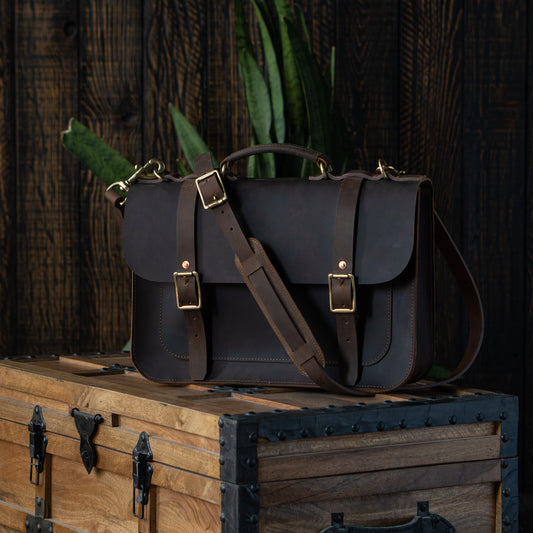 Brooklyn Satchel (Vintage Brown)