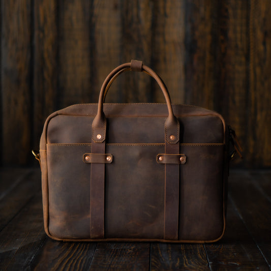 Boston Briefcase (Vintage Brown)