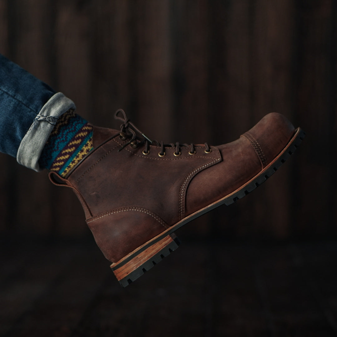 Ranger Boots 6" (Vintage Brown) Goodyear Welted